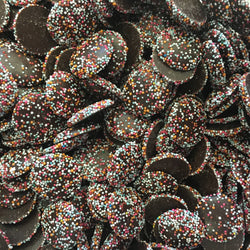 Chocolate multi color non pareils